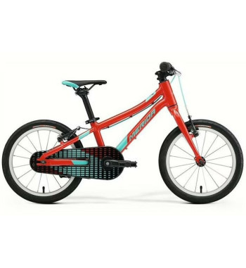 MERIDA Matts J.16 Matt Race Red (Teal) – lehké dětské kolo 16"
